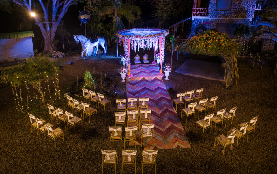 Night destination wedding