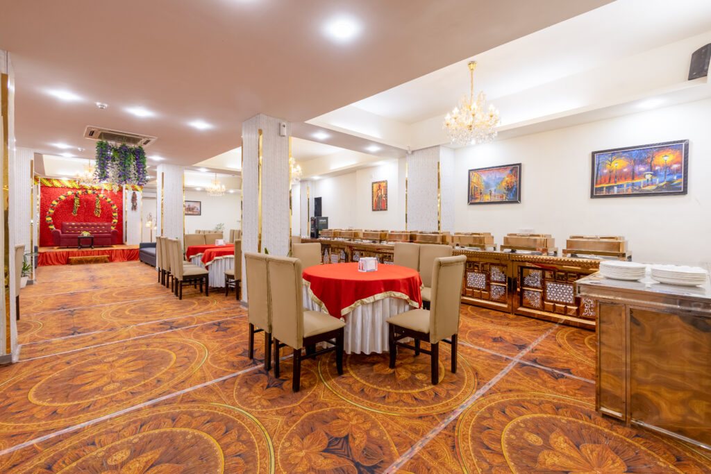 Reception hall in Delhi